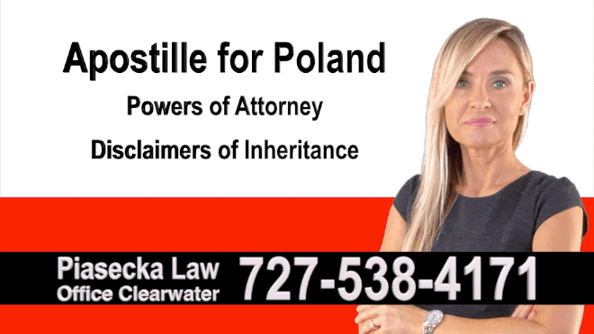 Altamonte Springs Apostille, Notary, Polish, Polski, Notariusz, Pełnomocnictwo, Power of Attorney, Agnieszka Piasecka, Aga Piasecka