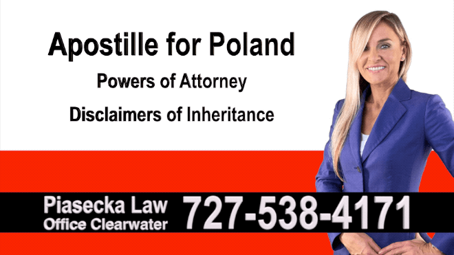 Estero Apostille, Notary, Polish, Polski, Notariusz, Pełnomocnictwo, Power of Attorney, Agnieszka Piasecka, Aga Piasecka