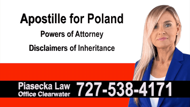 Dover Apostille, Notary, Polish, Polski, Notariusz, Pełnomocnictwo, Power of Attorney, Agnieszka Piasecka, Aga Piasecka