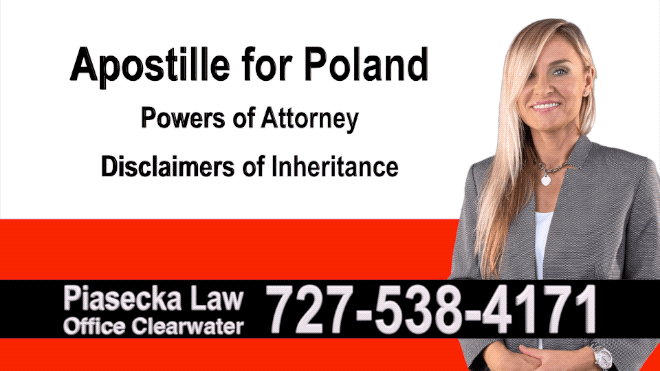 Bradenton Apostille, Notary, Polish, Polski, Notariusz, Pełnomocnictwo, Power of Attorney, Agnieszka Piasecka, Aga Piasecka